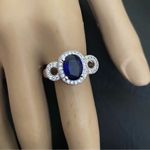 New CZ sterling silver ring